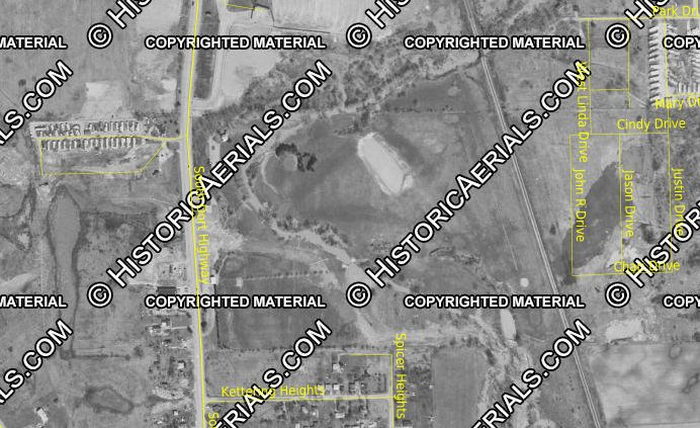 Loch Lomond Golf Club - 1967 Aerial (newer photo)